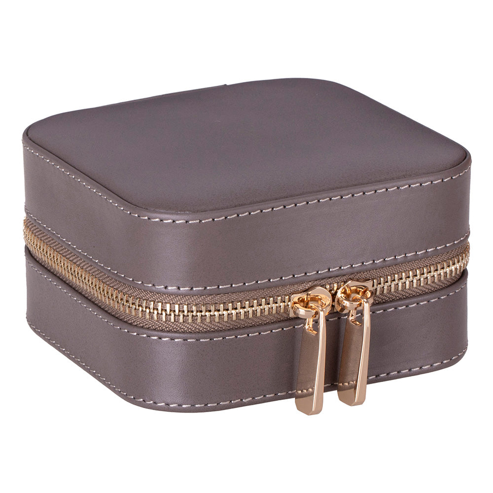 Arden Genuine Leather Jewelry Box – Handcrafted Storage with Velvet Interior