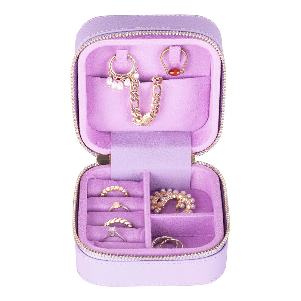 Arden Genuine Leather Jewelry Box – Handcrafted Storage with Velvet Interior