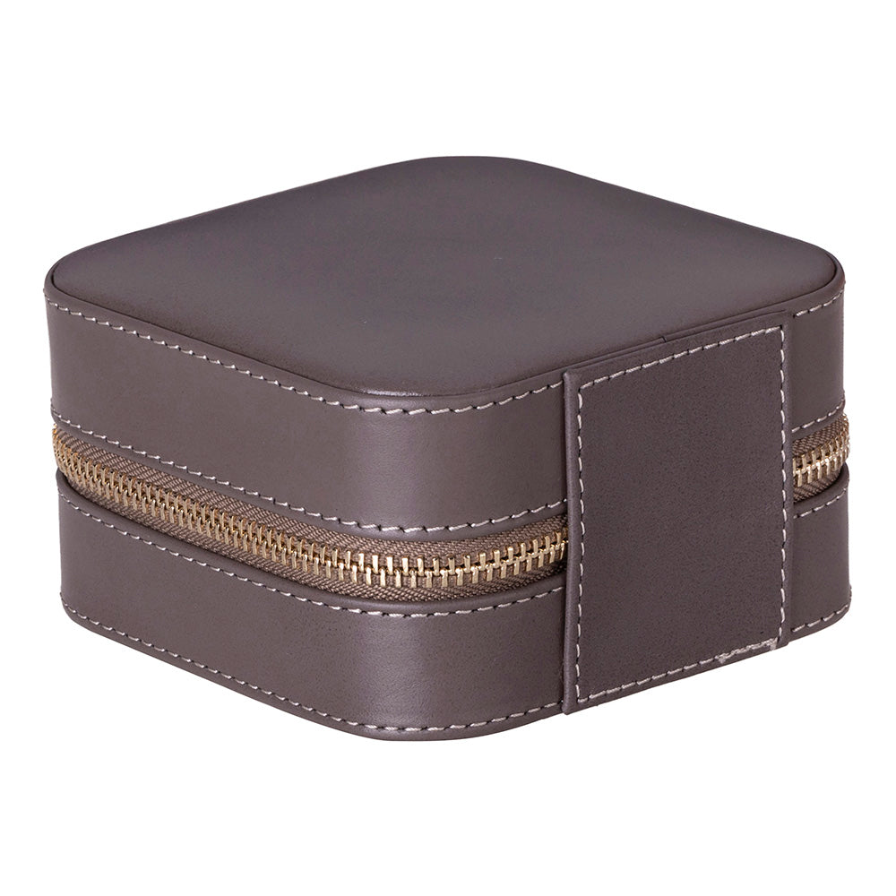 Arden Genuine Leather Jewelry Box – Handcrafted Storage with Velvet Interior