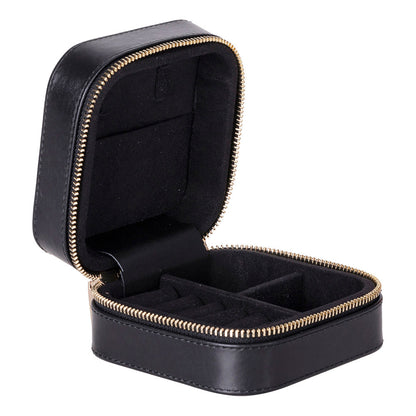 Arden Genuine Leather Jewelry Box – Handcrafted Storage with Velvet Interior