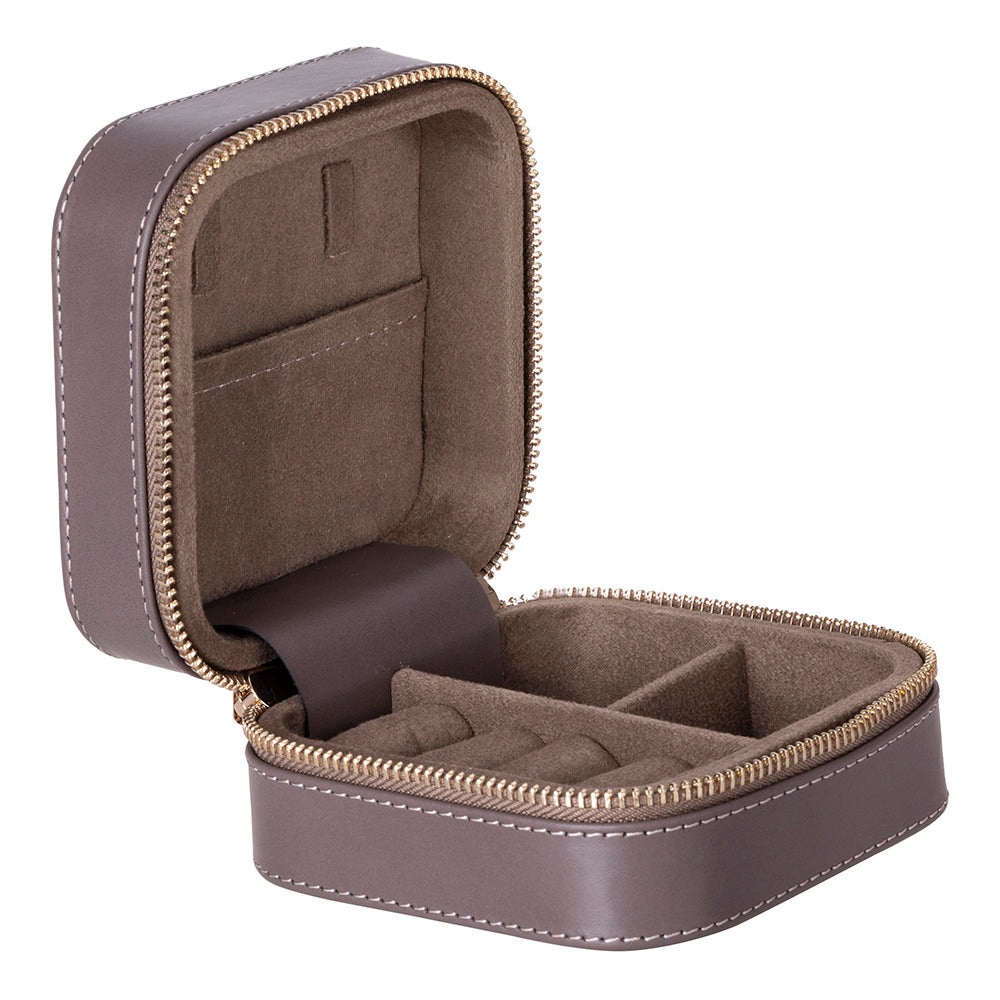 Arden Genuine Leather Jewelry Box – Handcrafted Storage with Velvet Interior