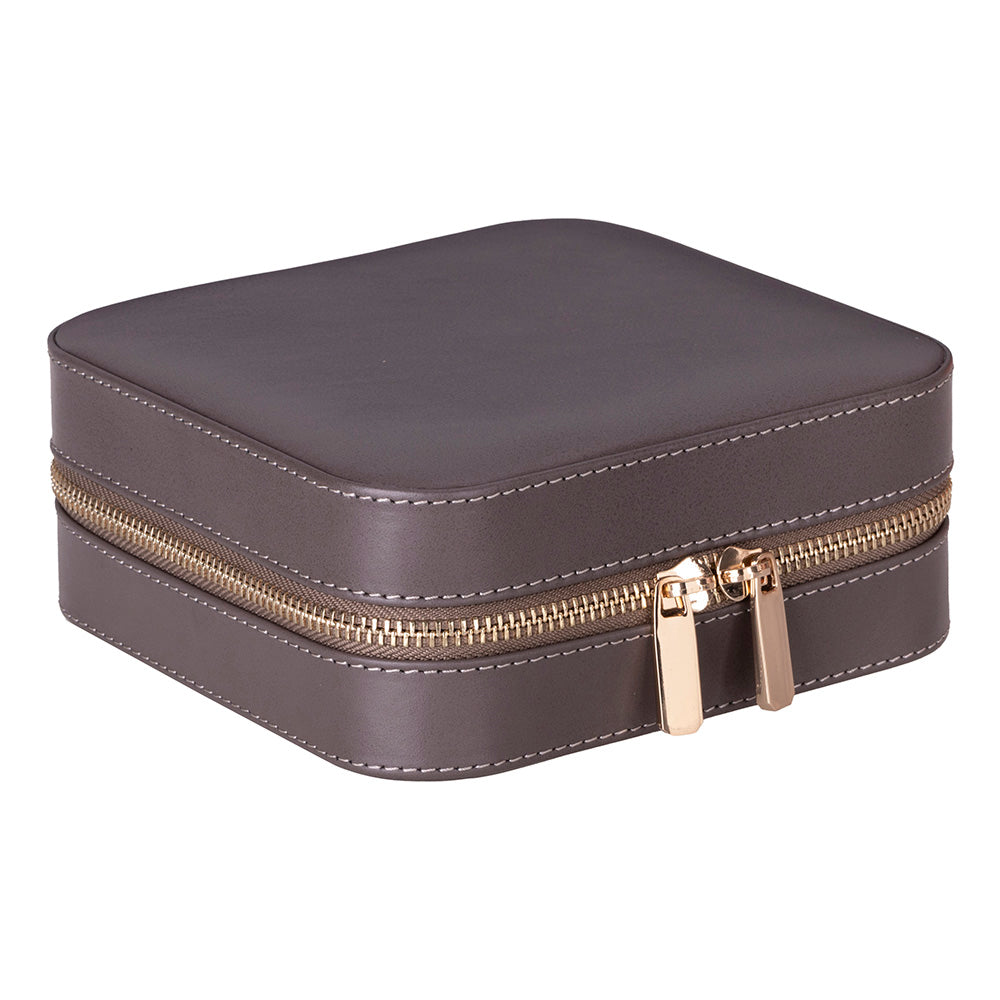 Arden Leather Jewelry Box – Handcrafted Large Storage Case for Travel