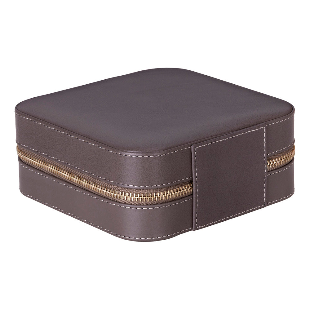 Arden Leather Jewelry Box – Handcrafted Large Storage Case for Travel