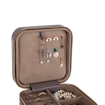 Arden Leather Jewelry Box – Handcrafted Large Storage Case for Travel