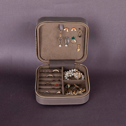Arden Leather Jewelry Box – Handcrafted Large Storage Case for Travel