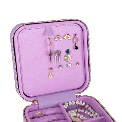 Arden Leather Jewelry Box – Handcrafted Large Storage Case for Travel