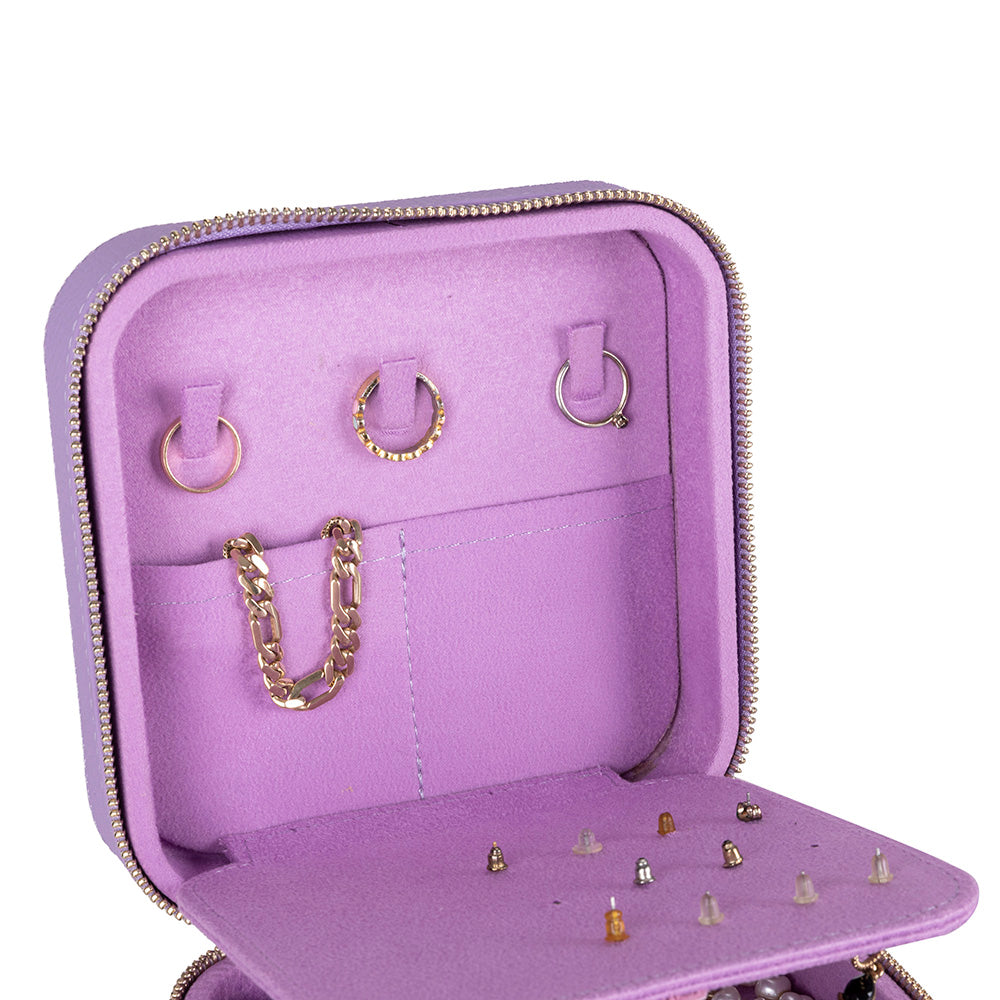 Arden Leather Jewelry Box – Handcrafted Large Storage Case for Travel