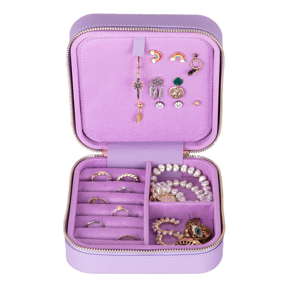 Arden Leather Jewelry Box – Handcrafted Large Storage Case for Travel