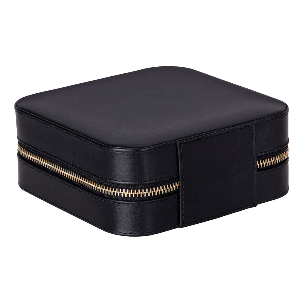 Arden Leather Jewelry Box – Handcrafted Large Storage Case for Travel