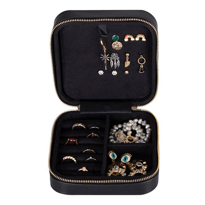 Arden Leather Jewelry Box – Handcrafted Large Storage Case for Travel