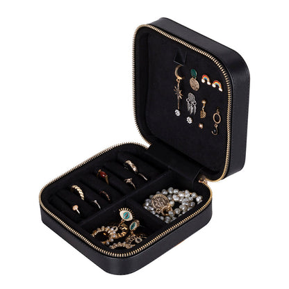 Arden Leather Jewelry Box – Handcrafted Large Storage Case for Travel