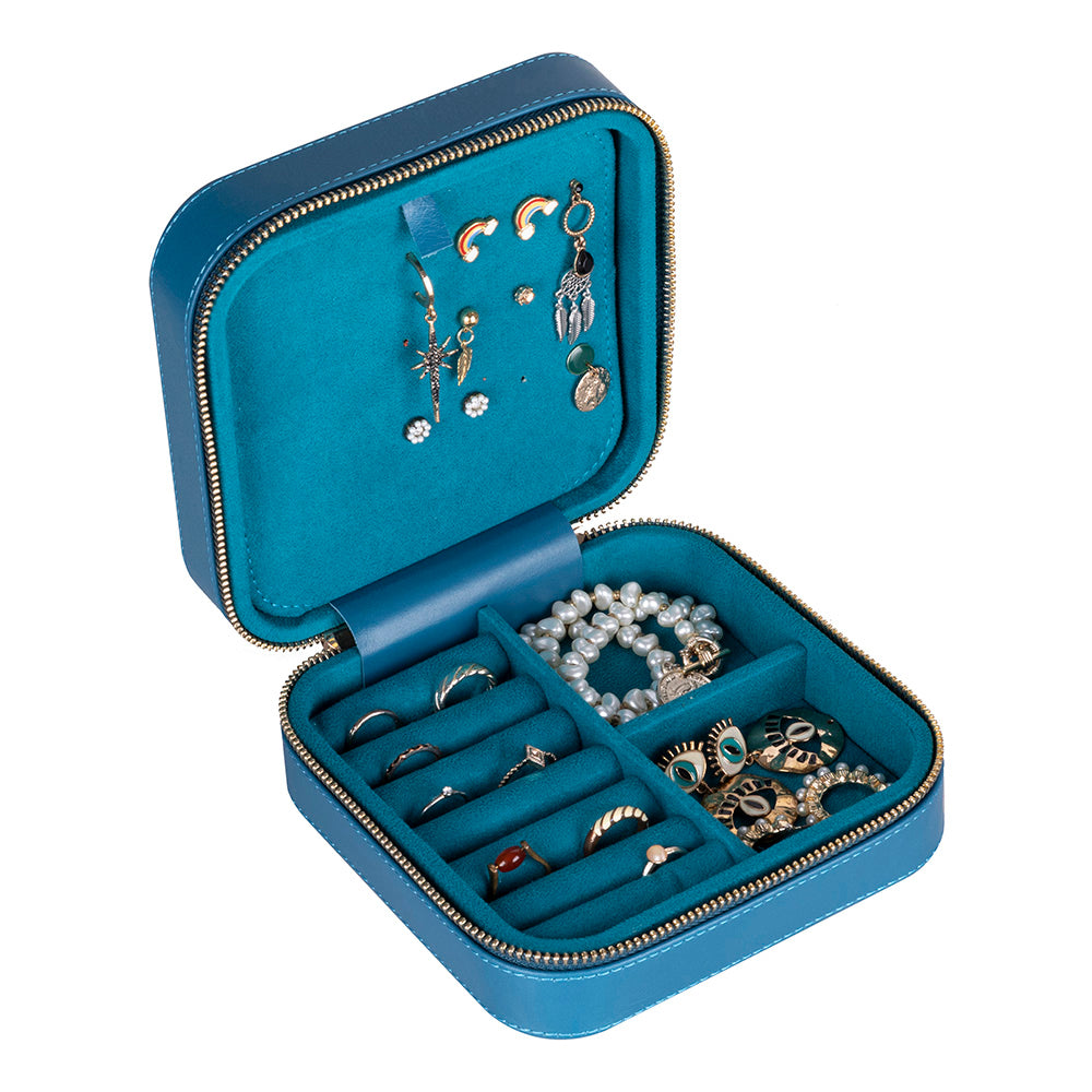 Arden Leather Jewelry Box – Handcrafted Large Storage Case for Travel