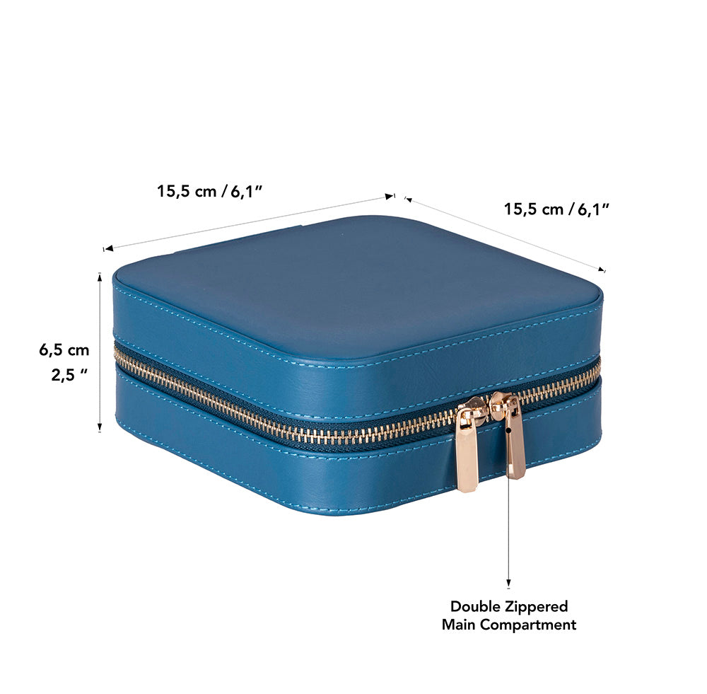 Arden Leather Jewelry Box – Handcrafted Large Storage Case for Travel