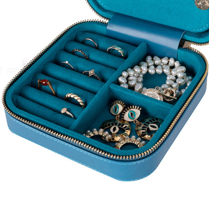 Arden Leather Jewelry Box – Handcrafted Large Storage Case for Travel