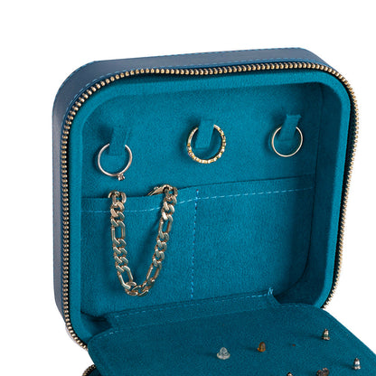 Arden Leather Jewelry Box – Handcrafted Large Storage Case for Travel