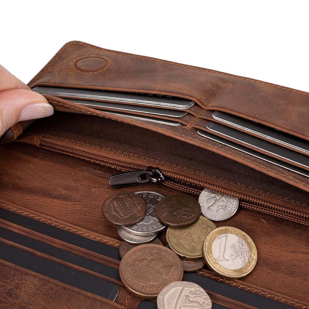 Aria Universal Leather Wallet