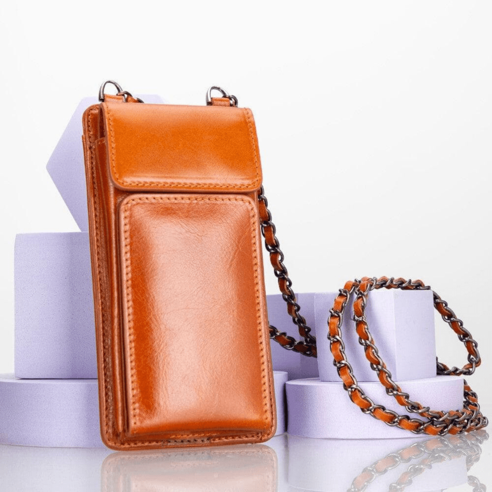 Avjin Leather Crossbody Phone Bag