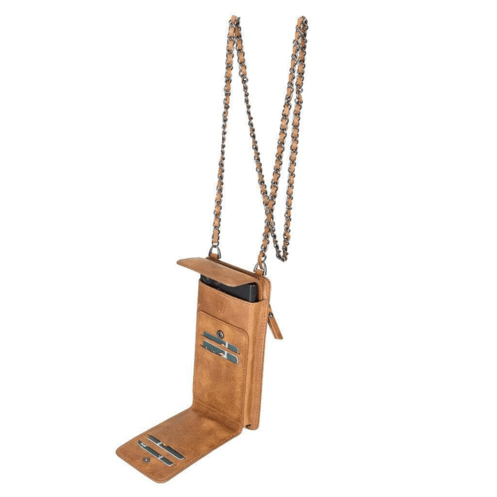 Avjin Leather Crossbody Phone Bag