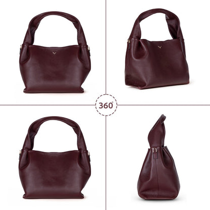 Pebbled Leather Shopper Women's Tote Bag