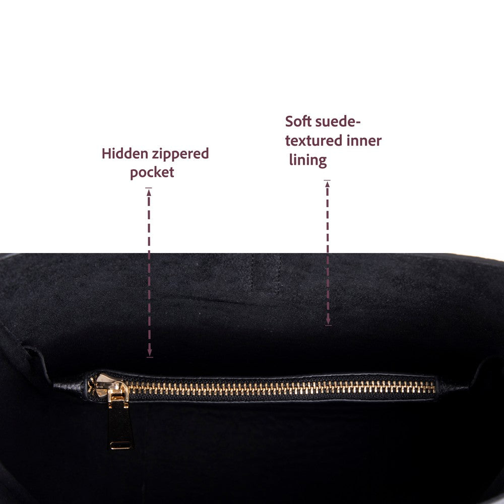 Pebbled Leather Women's Shoulder Bag