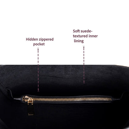 Pebbled Leather Women's Shoulder Bag