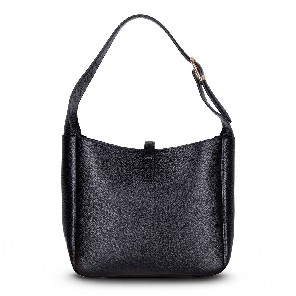 Pebbled Leather Women's Shoulder Bag