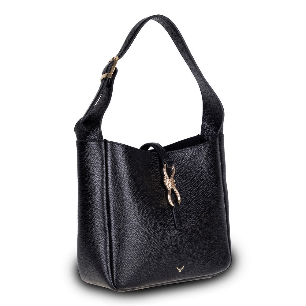 Pebbled Leather Women's Shoulder Bag