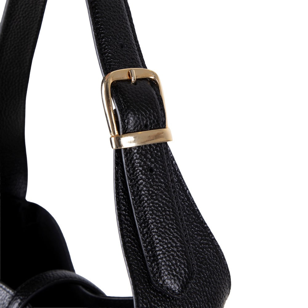Pebbled Leather Women's Shoulder Bag