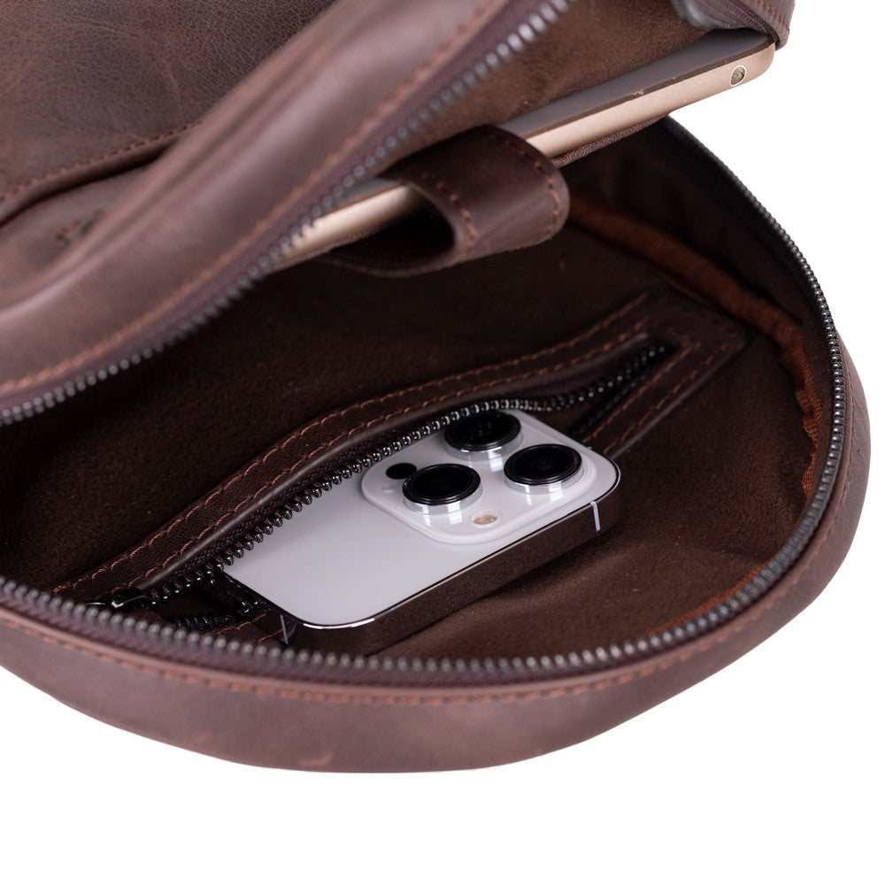 Blake Handmade Leather Crossbody Bag