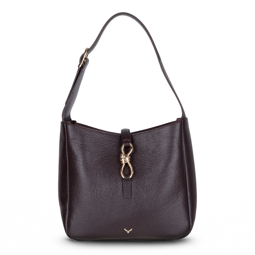 Pebbled Leather Women's Shoulder Bag
