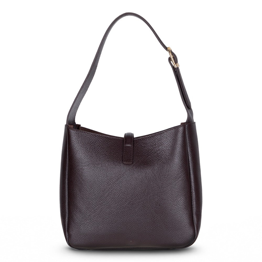 Pebbled Leather Women's Shoulder Bag