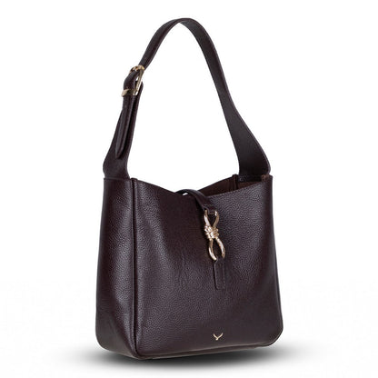 Pebbled Leather Women's Shoulder Bag