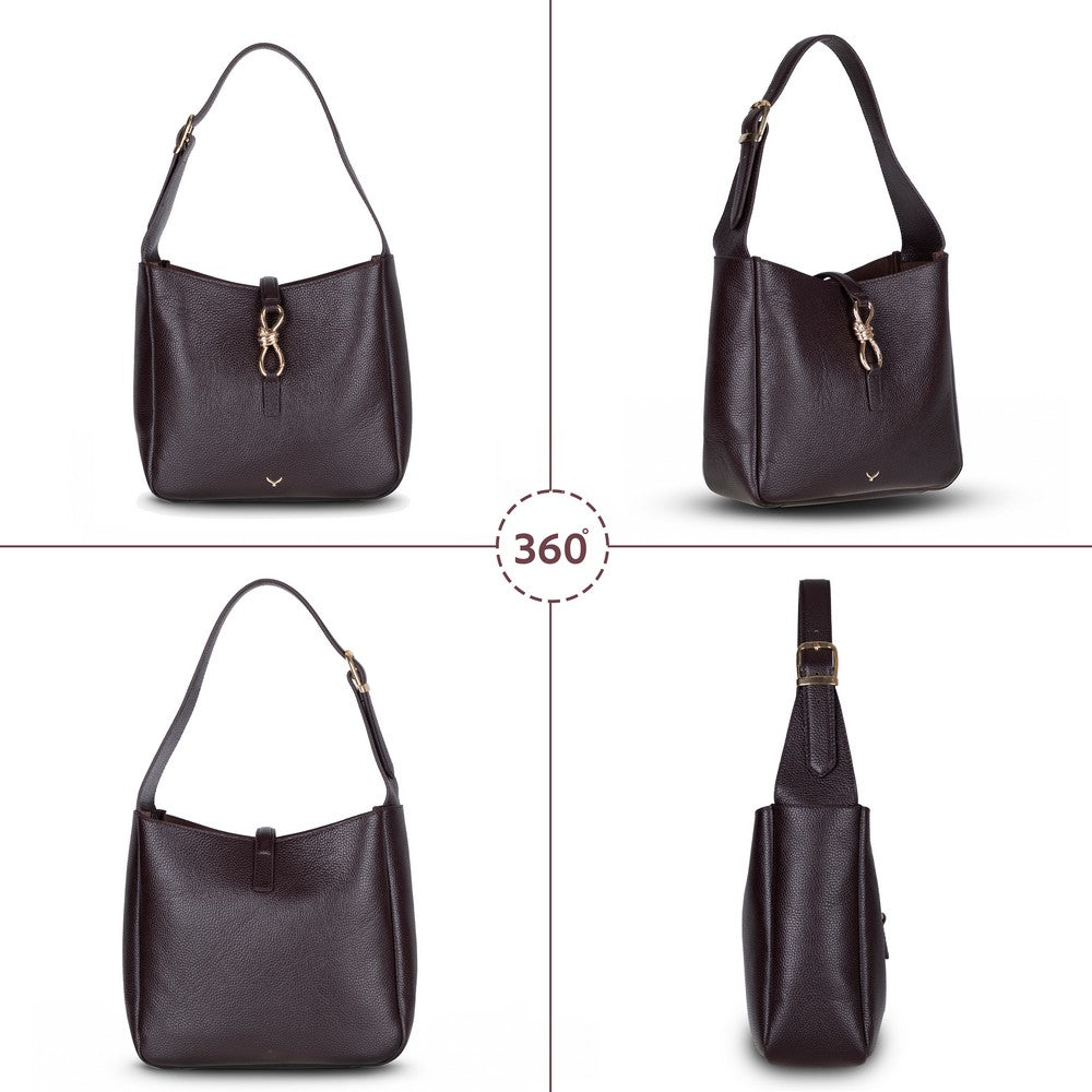 Pebbled Leather Women's Shoulder Bag