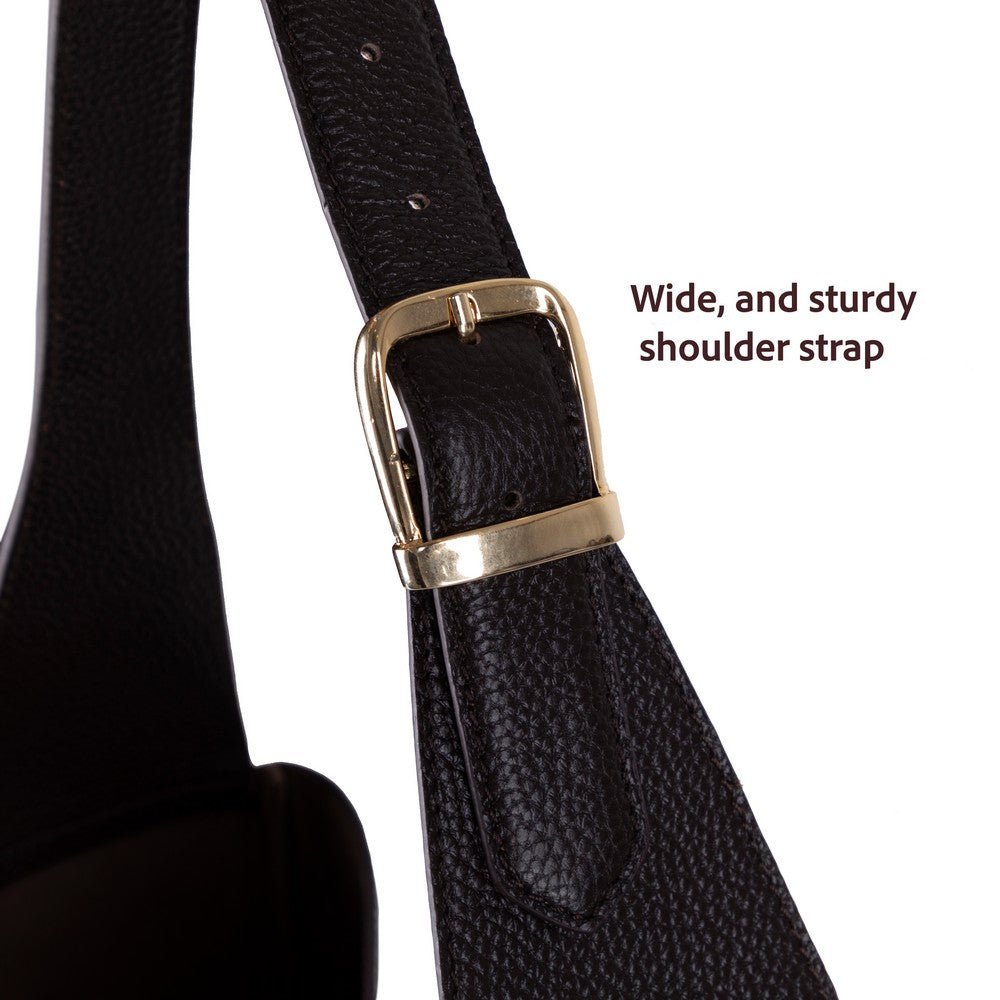 Pebbled Leather Women's Shoulder Bag