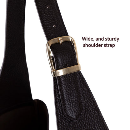 Pebbled Leather Women's Shoulder Bag