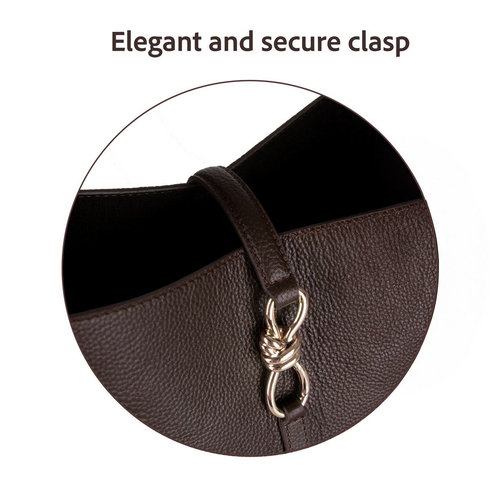 Pebbled Leather Women's Shoulder Bag