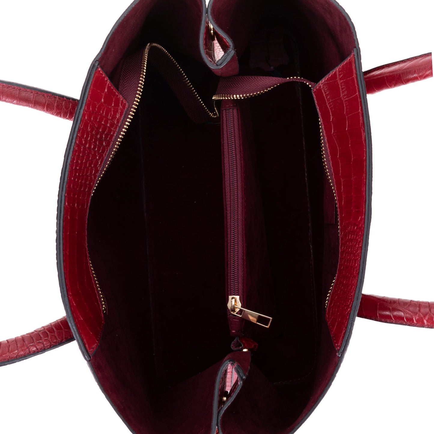 Carrera Novelya – Full-Grain Croco Embossed Leather Women's Bag