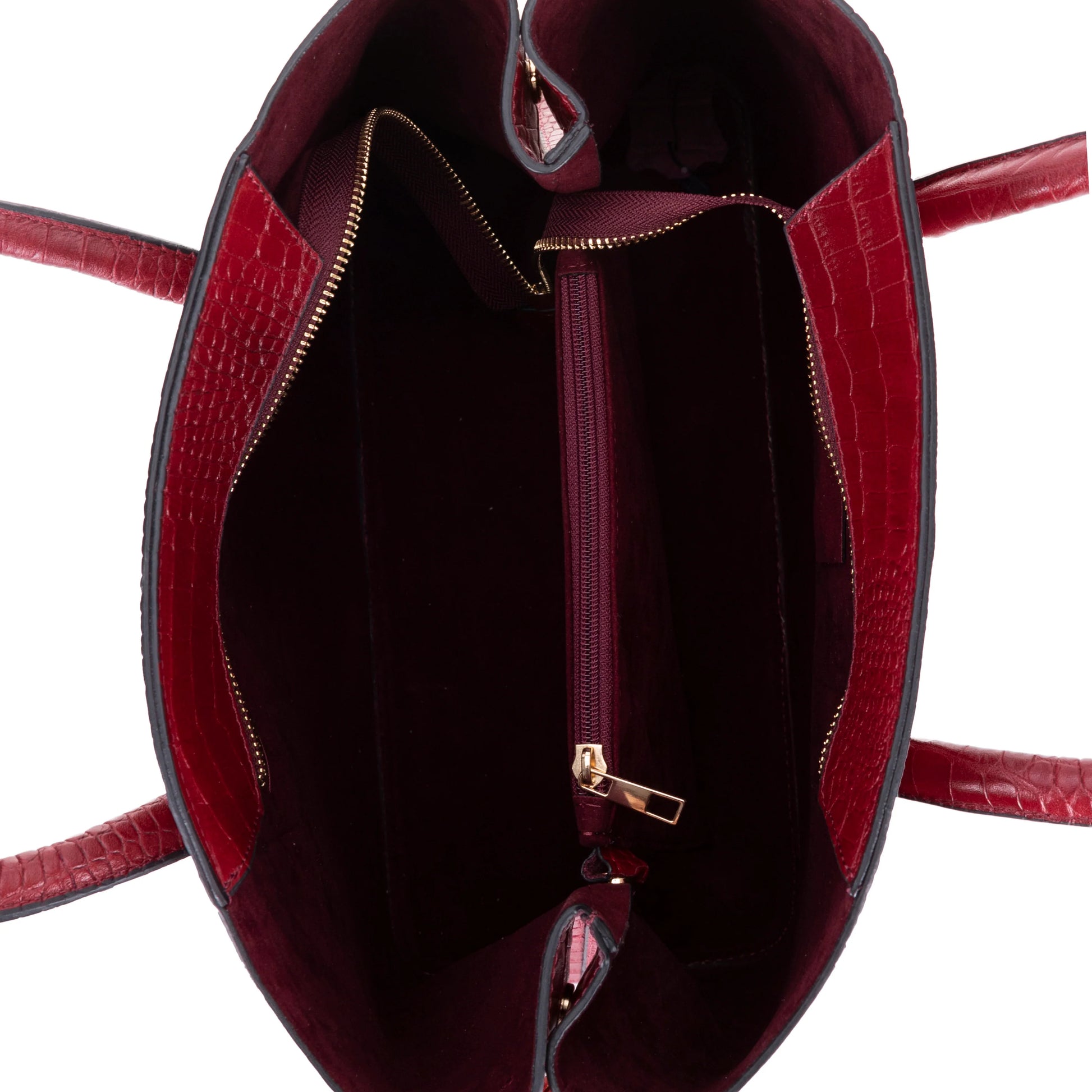Carrera Novelya – Full-Grain Croco Embossed Leather Women's Bag