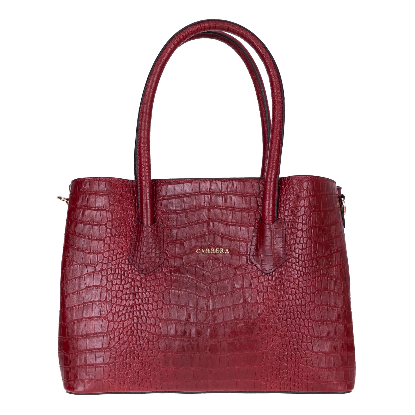 Carrera Novelya – Full-Grain Croco Embossed Leather Women's Bag