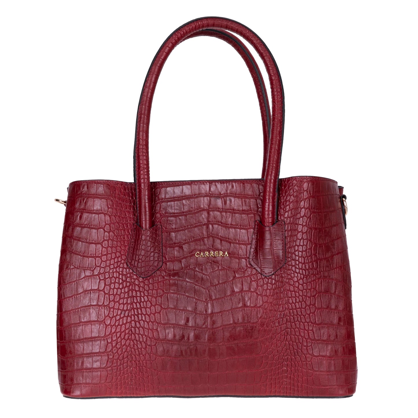 Carrera Novelya – Full-Grain Croco Embossed Leather Women's Bag
