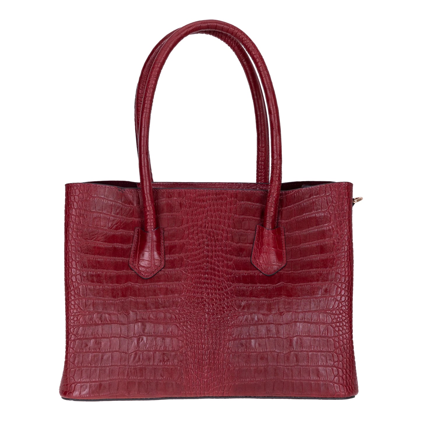 Carrera Novelya – Full-Grain Croco Embossed Leather Women's Bag