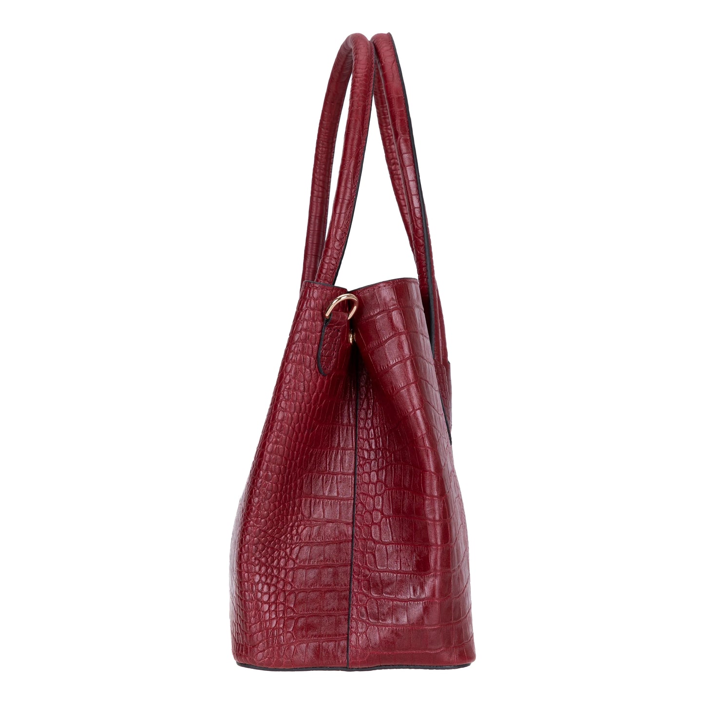 Carrera Novelya – Full-Grain Croco Embossed Leather Women's Bag