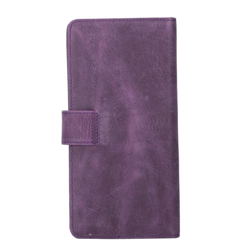Coppet Handmade Leather Long Wallet with Phone