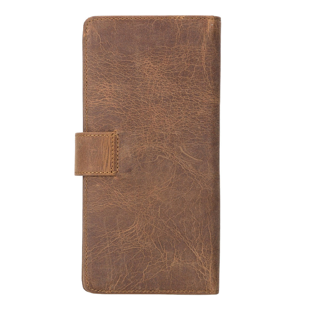 Coppet Handmade Leather Long Wallet with Phone