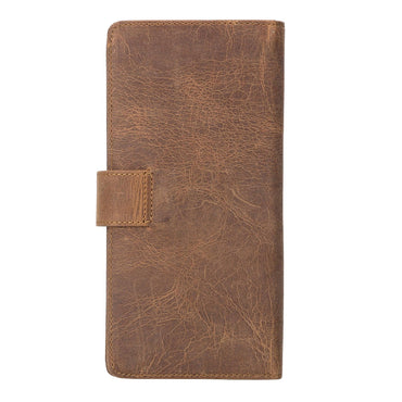 Coppet Handmade Leather Long Wallet with Phone