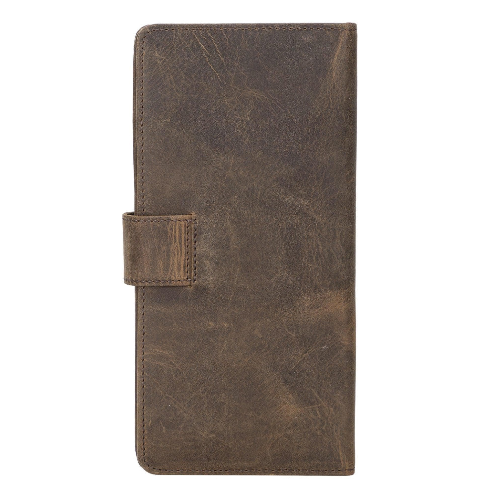 Coppet Handmade Leather Long Wallet with Phone