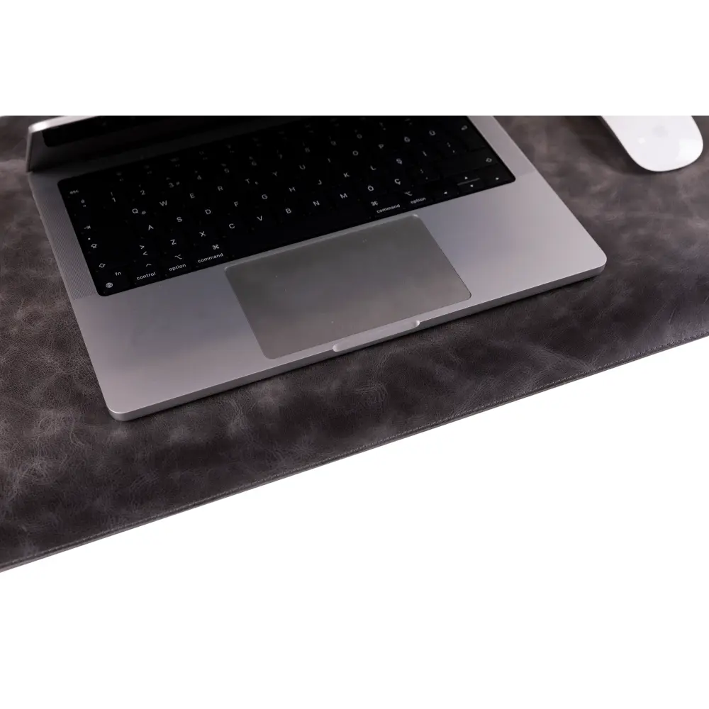 Natural Leather Desk Mat 14.6" x 31.5" (37 Cm x 80 Cm)