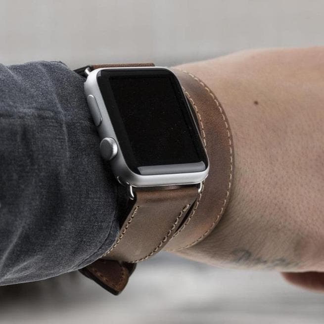 Leather Apple Watch Bands - DT Double Tour Style 