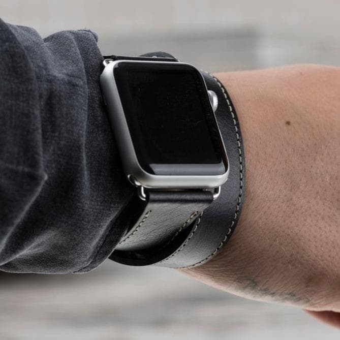 Leather Apple Watch Bands - DT Double Tour Style 