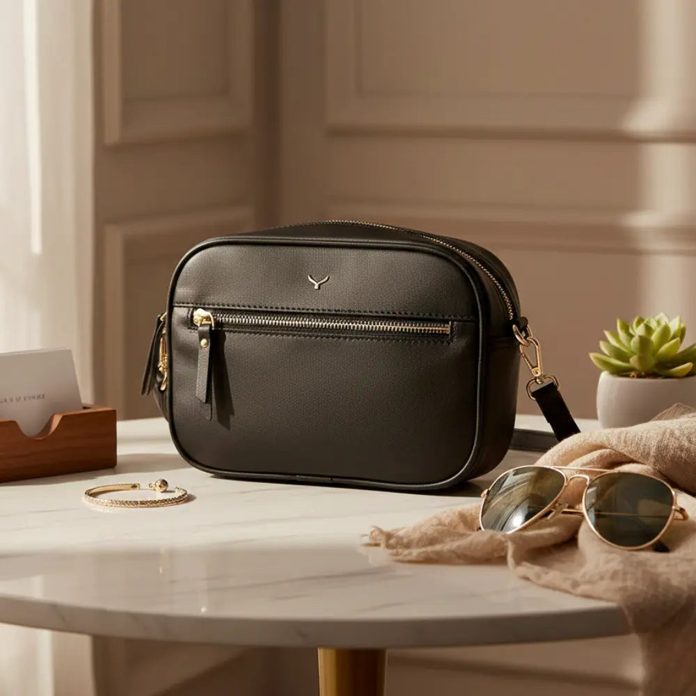 Emerald Genuine Leather Women's Bag